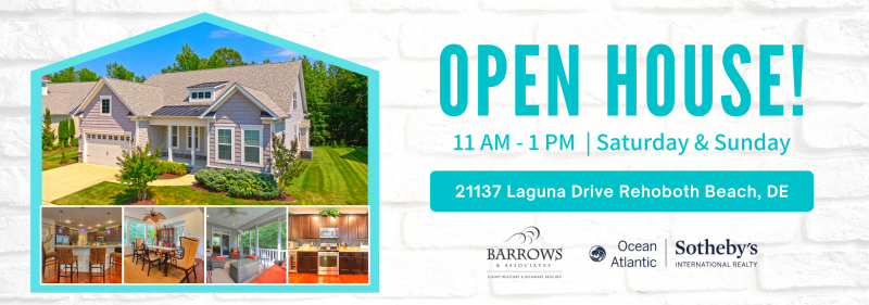 Open House this Saturday and Sunday at Rehoboth Beach!